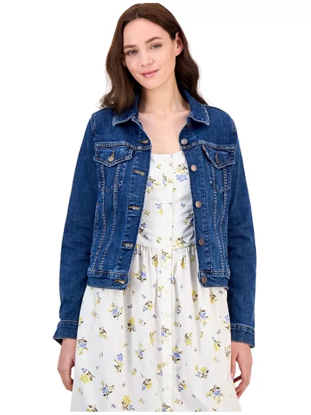 NEW* Levi's Classic Denim Trucker Jacket Indigo Wash Small NWOT
